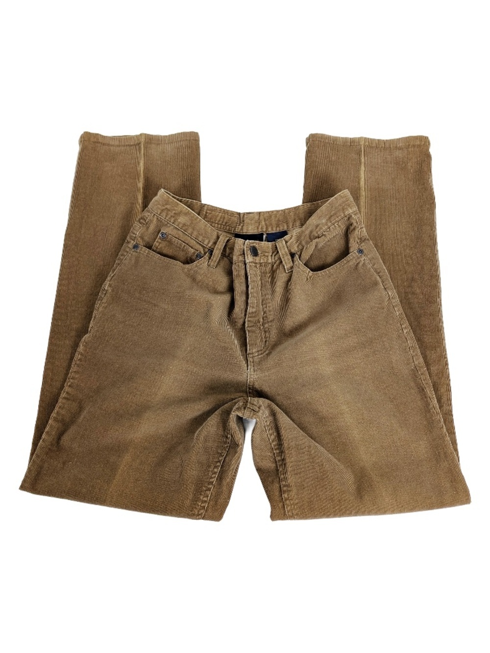 90's Corduroy Straight Leg Pants Size 31 Tan High Rise (G)